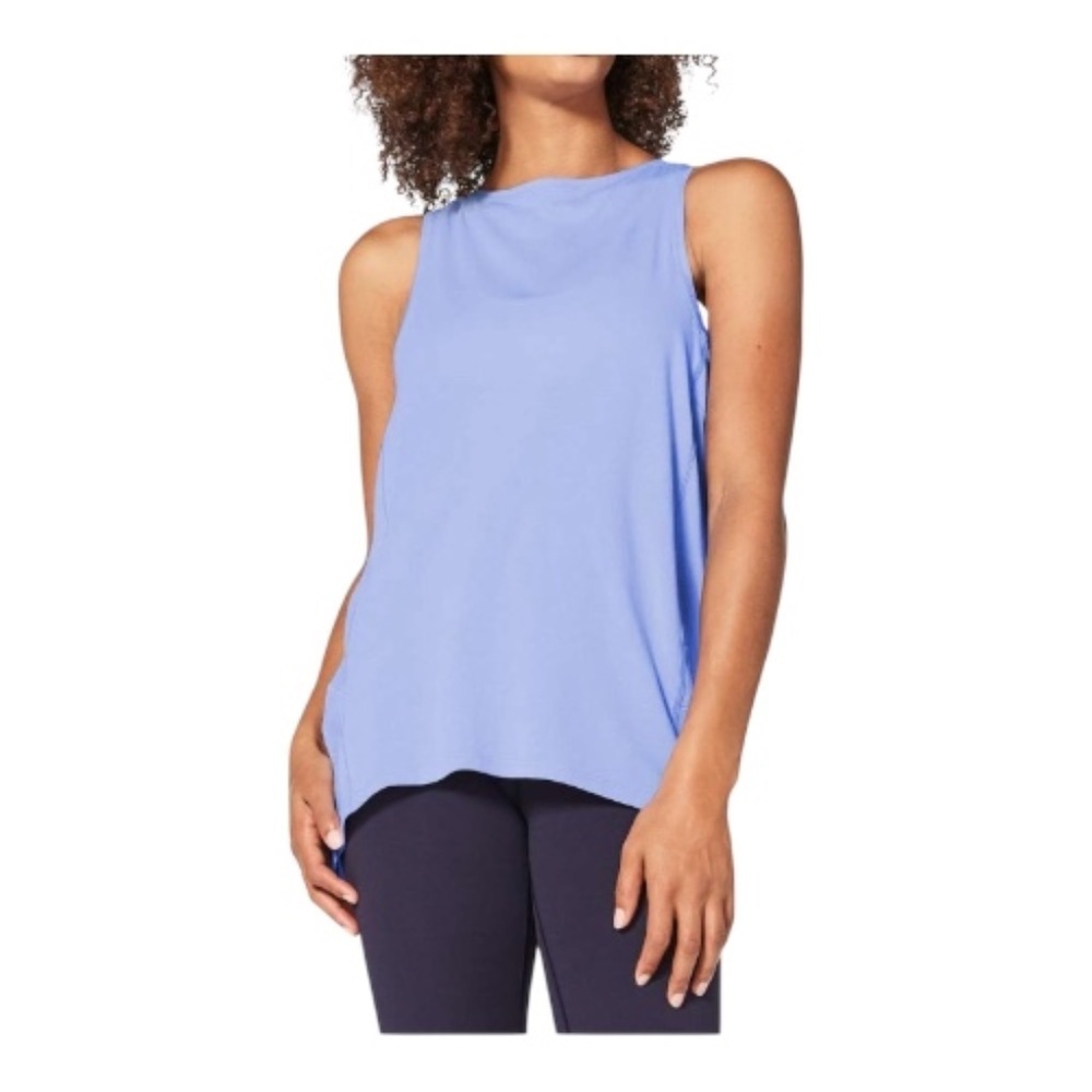 Lululemon Back In Action Tank, Size 6, Hydrangea Blue
